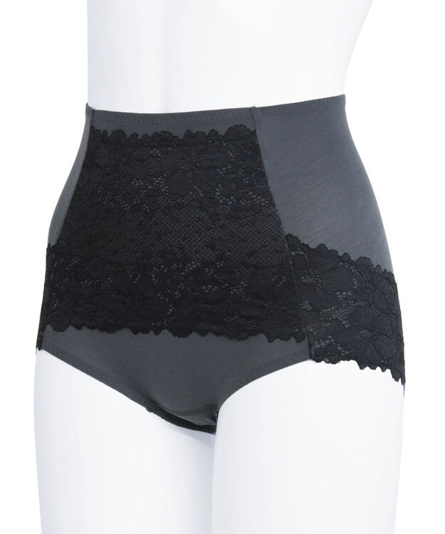 Wing 美尻も叶える補整ショーツ　【Pパンツ】　はきこみ丈ふかめ　ウイング／ワコール　KJ4220 ダークブラウン