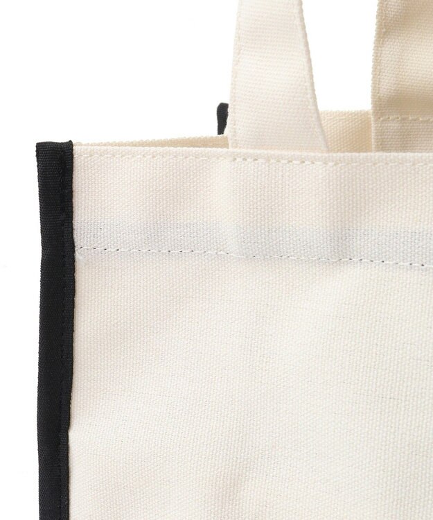 Maison de FLEUR パイピングスクエアトートバッグ Ivory