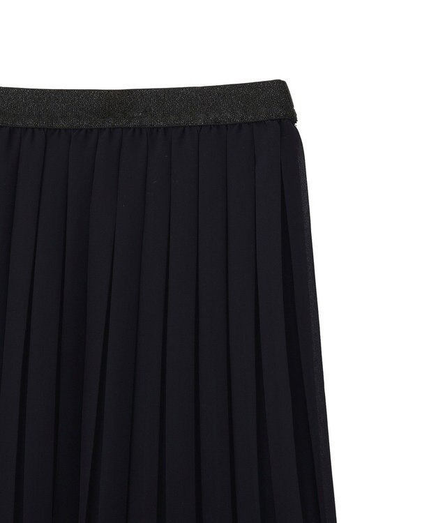YECCA VECCA プリーツシフォンスカート Navy