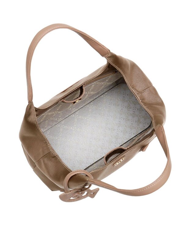 IBIZA アニマーダ　ナイロン　ハンドバッグ モカ