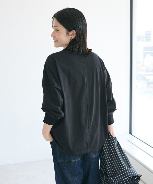 CRAFT STANDARD BOUTIQUE コクーンシルエットチュニック Black