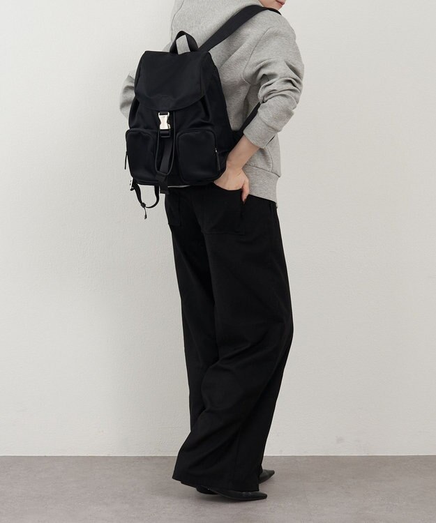 russet ナイロンリュックサック(CE-1650) Black