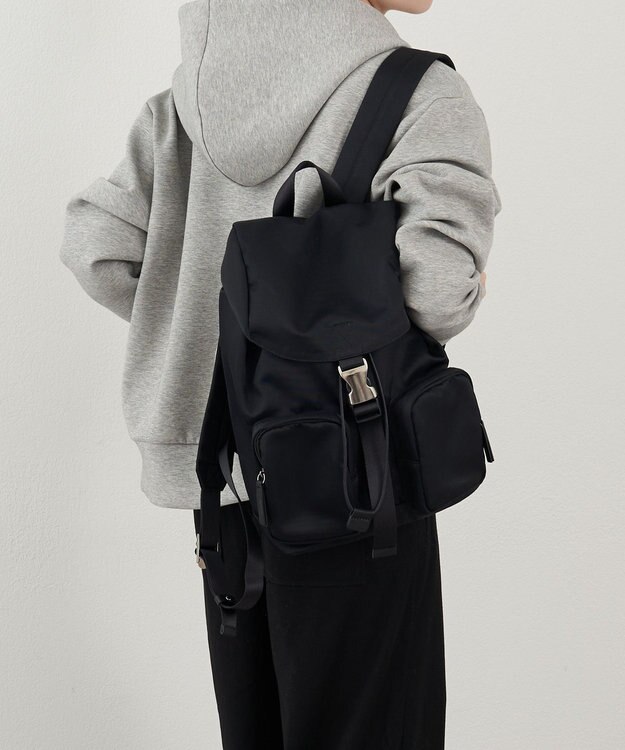 russet ナイロンリュックサック(CE-1650) Black