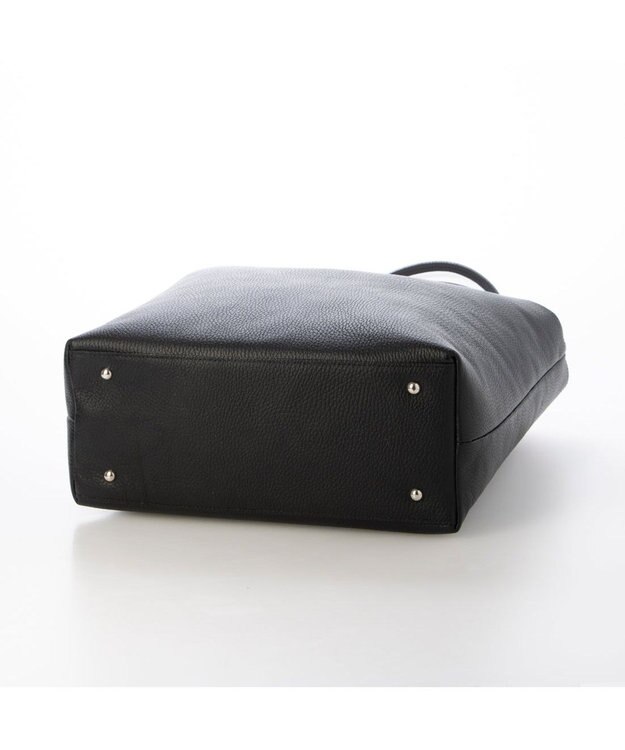 UNBILLION VERYコラボ ペルケ perche / 牛革スコッチガードトートバック ブラック