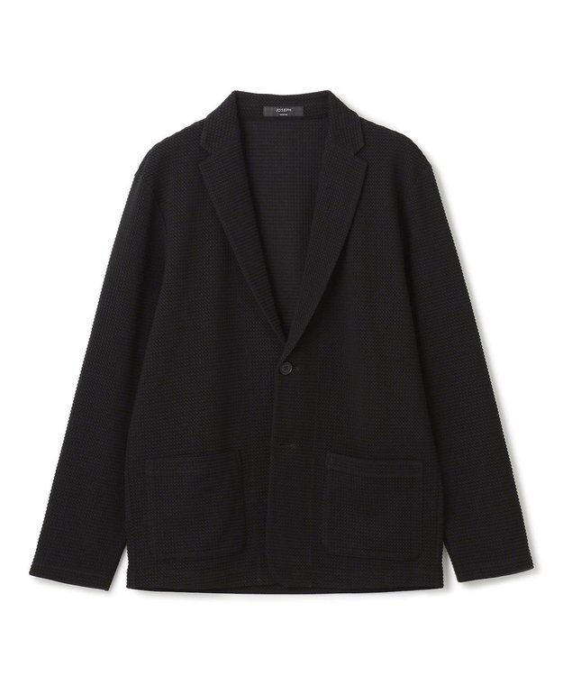 JOSEPH HOMME ＜新色追加＞【オリジナル素材/シワになりにくい】ライトタックジャージー パッチポケット ジャケット ブラック系