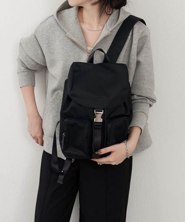 russet ナイロンリュックサック(CE-1650) Black