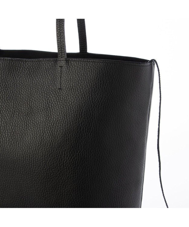 UNBILLION VERYコラボ ペルケ perche / 牛革スコッチガードトートバック ブラック