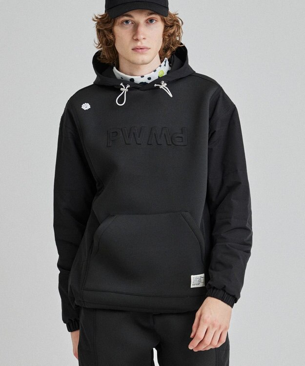 PW CIRCULUS 【MEN】中綿コンビデタッチャブルフーディ ブラック系