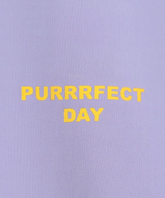 PW CIRCULUS 【WOMEN】【ストレッチ / UVケア】ロゴ モックネック シャツ ゴルフウェア レディース ラベンダー