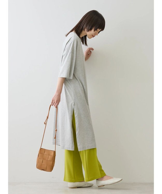 AMERICAN HOLIC サイドスリットカットワンピース2 Light Gray Mixture