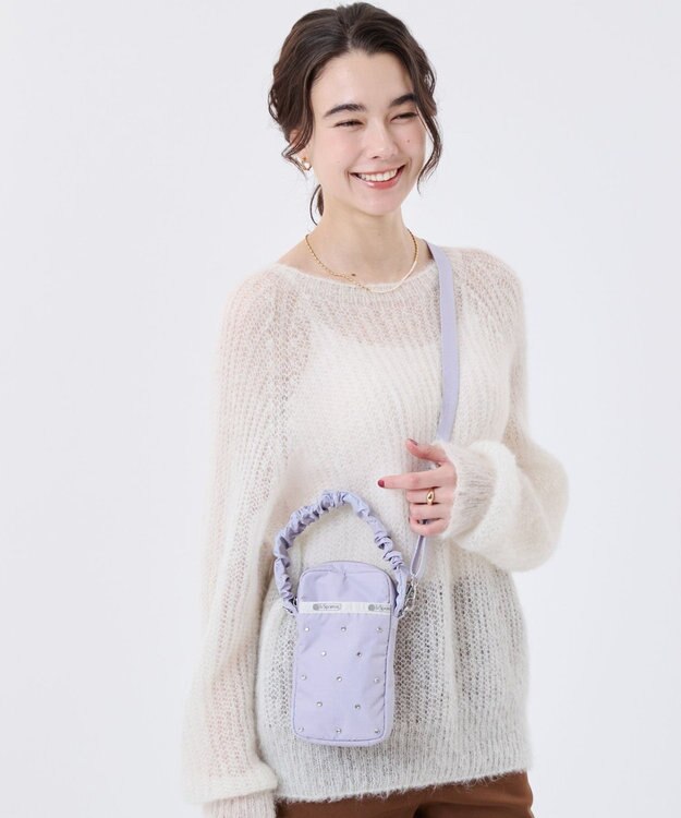 LeSportsac GH MINI PHONE XBODY/ビジューソフトラベンダー ビジューソフトラベンダー