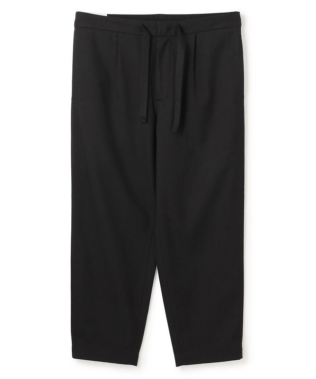 UNFILO MENS 【OCEANS 雑誌・web・YouTube 掲載】FLANNEL TOUCH 機能美パンツ ワイド ブラック