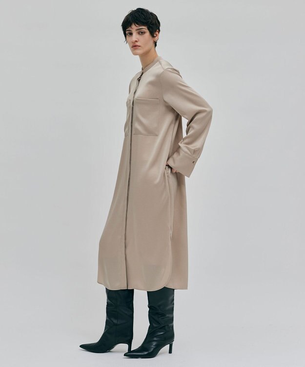 BEIGE， 【洗える】FLEUR / シャツドレス Beige