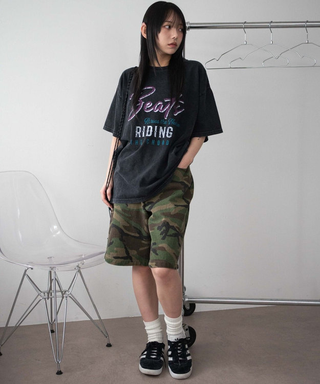 WEGO ヴィンテージウォッシュグラフィックBIGT 柄9