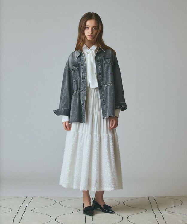 GRACE CONTINENTAL デニムシャツジャケット ブラック