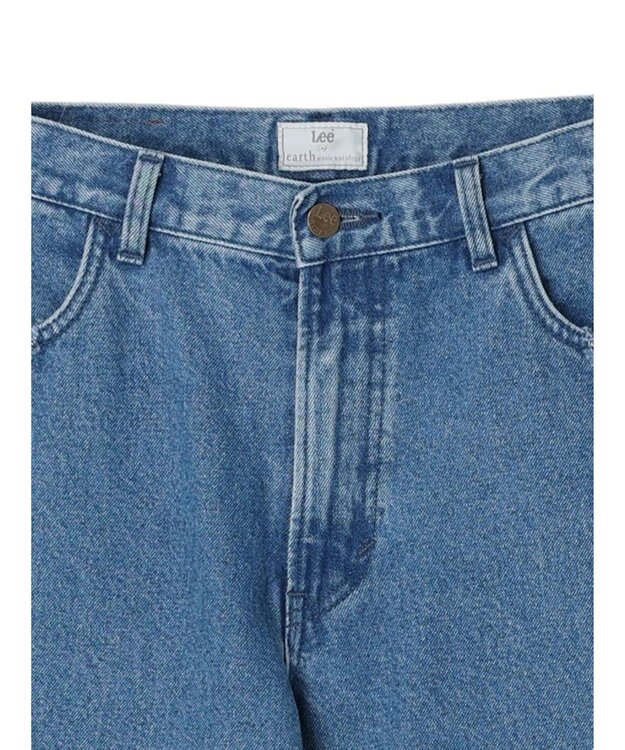 earth music&ecology Ｌｅｅ×ｅ．ｍ．ａ．ｅ　切替デニムフレアパンツ Indigo