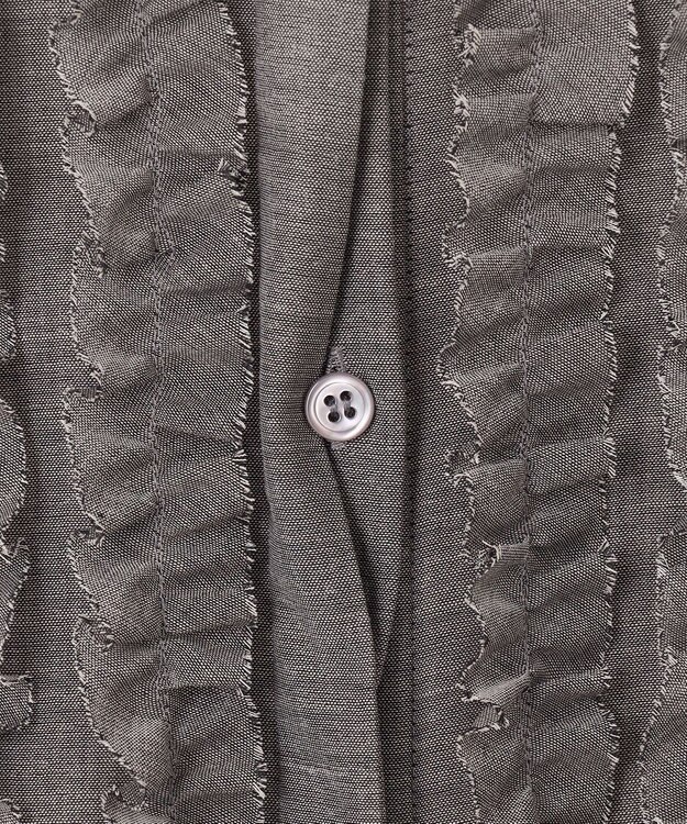 BEIGE， MOYE / フリルブラウス C.Gray