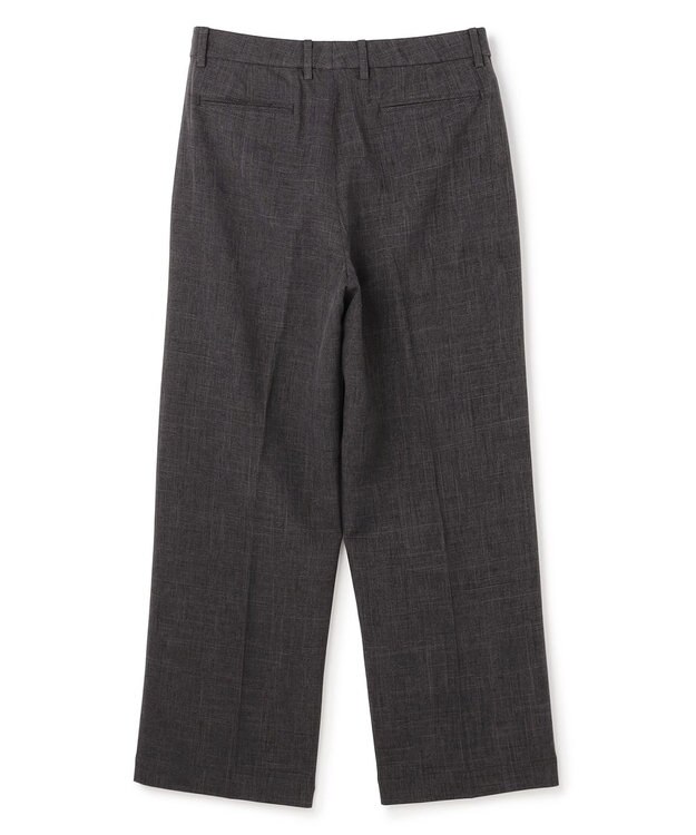 UNFILO MENS ウーリーノ 2タックスラックス グレーチェック