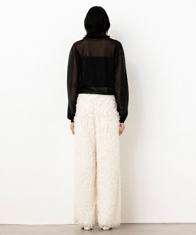 NAVE 【Nave・洗える】シアーニット トップス ブラック系