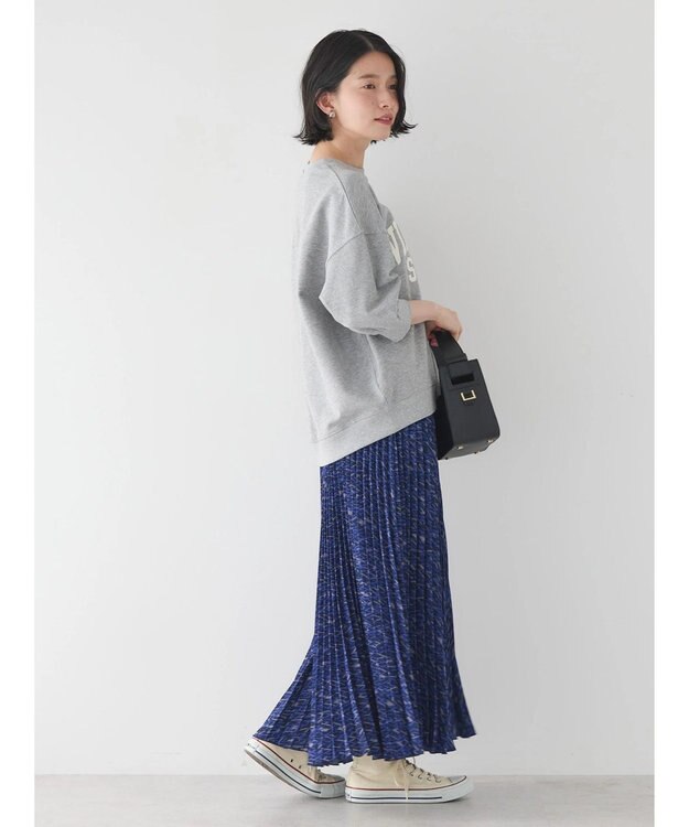 AMERICAN HOLIC ミニ裏毛ロゴスウェット2 Light Gray Mixture