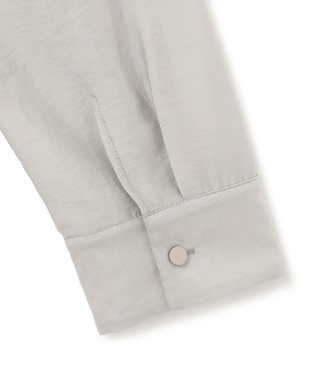 ICB リヨセルナイロンワッシャー ノーカラーブルゾン トープ系