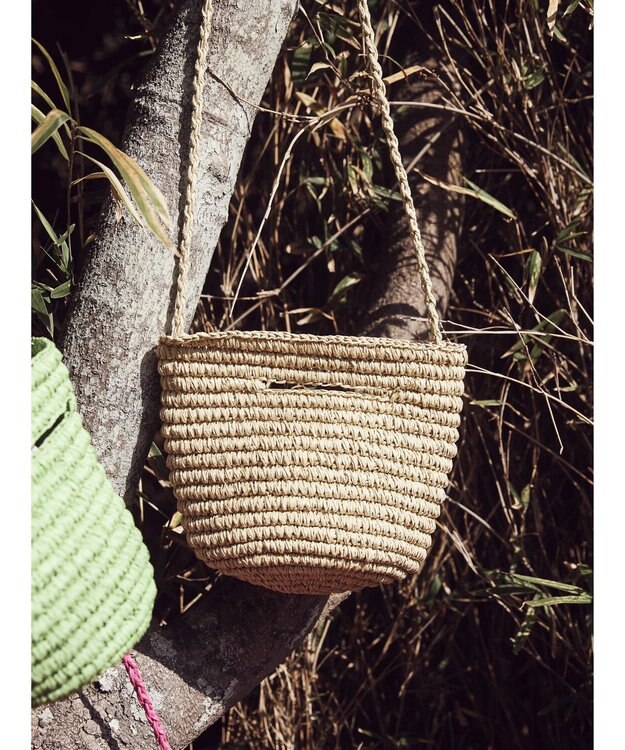 AMERICAN HOLIC ペーパーミニショルダーＢＡＧ Light Beige