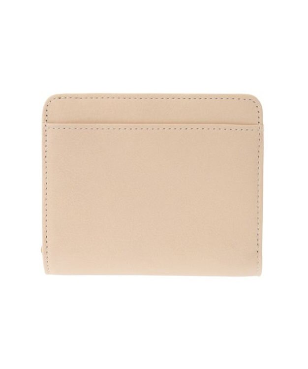 genten ピア L字ファスナー2つ折り財布 エクリュ