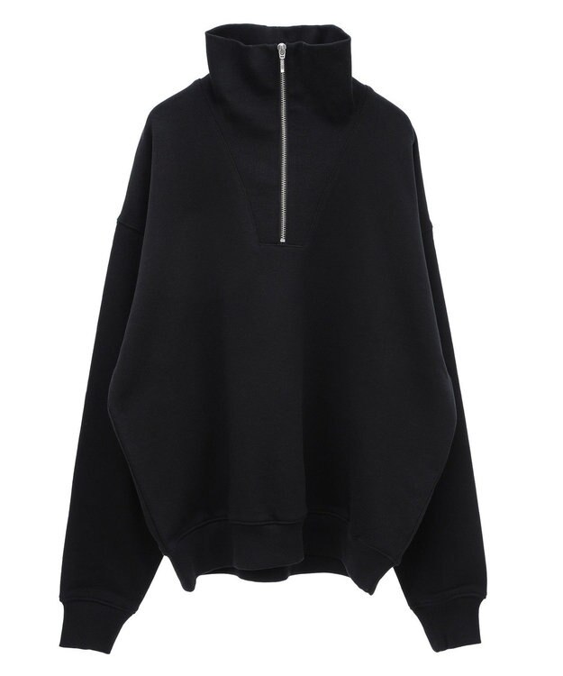 AMERICAN HOLIC ハーフＺＩＰスウェット1 Black