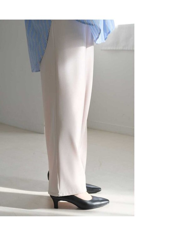 Pointer 【5cmヒール】日本製 高級本革プレーンパンプス ブラック