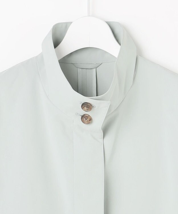 J.PRESS LADIES 【WEB限定カラーあり】Artirosa スタンドカラー コート 【WEB限定】スモーキーミント系