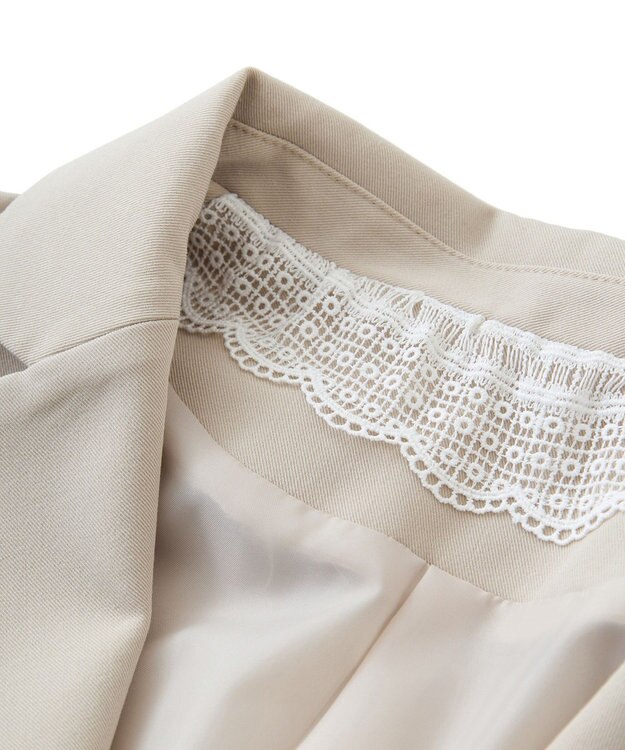 earth music&ecology シングルテーラードジャケット ベージュ