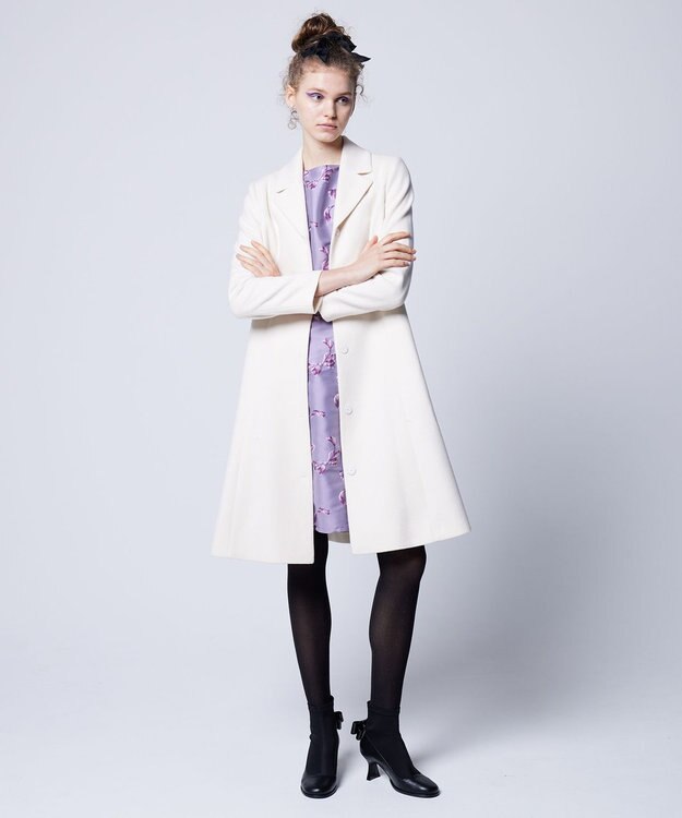 TOCCA 【消臭】MILKY PUFF ウールコート アイボリー系