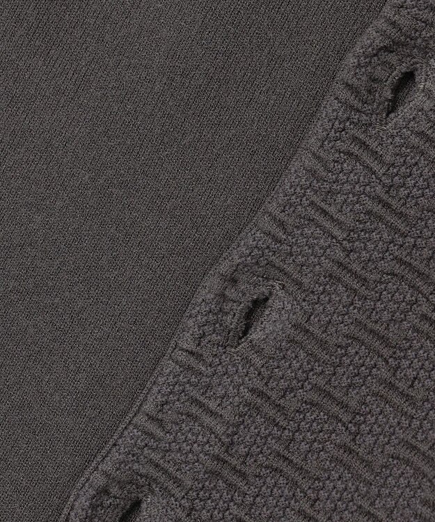 J.PRESS MEN 重ねて映える洗練レイヤード【ストレッチ / イージーケア】【FLEX YARN】ハイゲージ ニットベスト グレー系