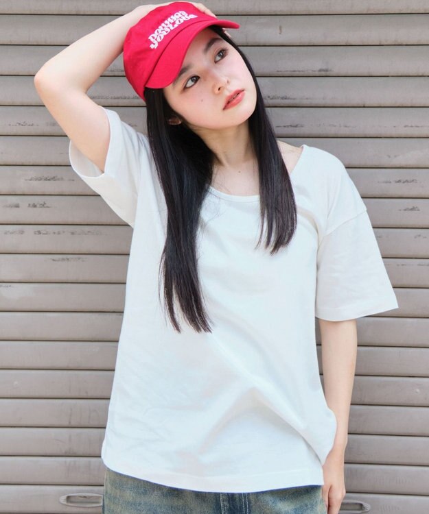 WEGO 【ユニセックス着用ITEM/MLサイズ展開】UネックT（SS） ホワイト