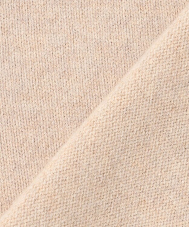 J.PRESS YORK STREET 【WOMEN】ウールカシミヤ デザインタートルネック ニット アイボリー系