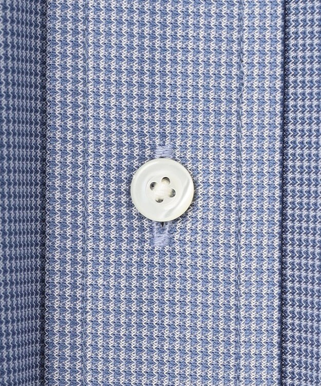 J.PRESS MEN 【吸水速乾 / UVケア / 高通気性】【SMART TECH】ハウンドトゥース ジャージーシャツ ネイビー系8