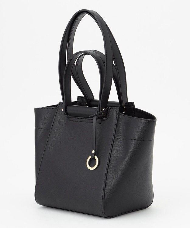 組曲 2wayハンドルスモールハンドバッグ ブラック系