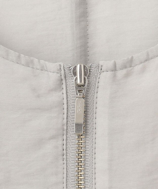 ICB リヨセルナイロンワッシャー ノーカラーブルゾン トープ系