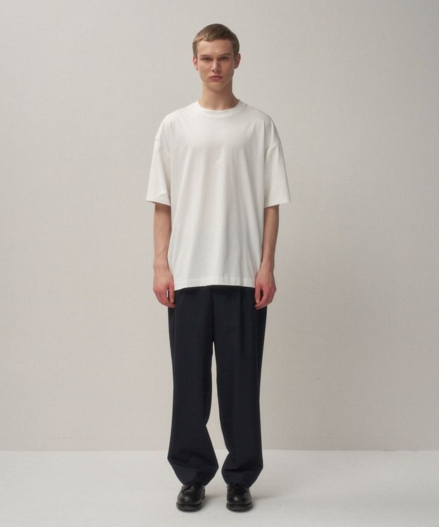 ATON SUVIN 60/2 | オーバーサイズ Tシャツ - UNISEX WHITE