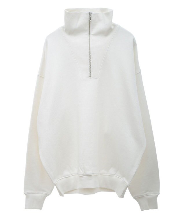 AMERICAN HOLIC ハーフＺＩＰスウェット1 Off White