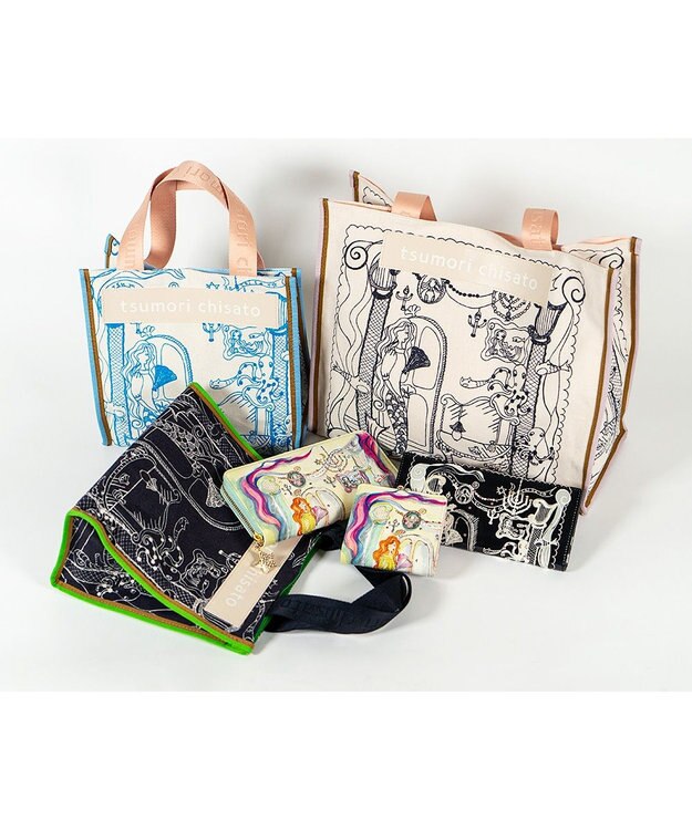 tsumori chisato CARRY マーメイドルーム ラウンドファスナー長財布 マルチ