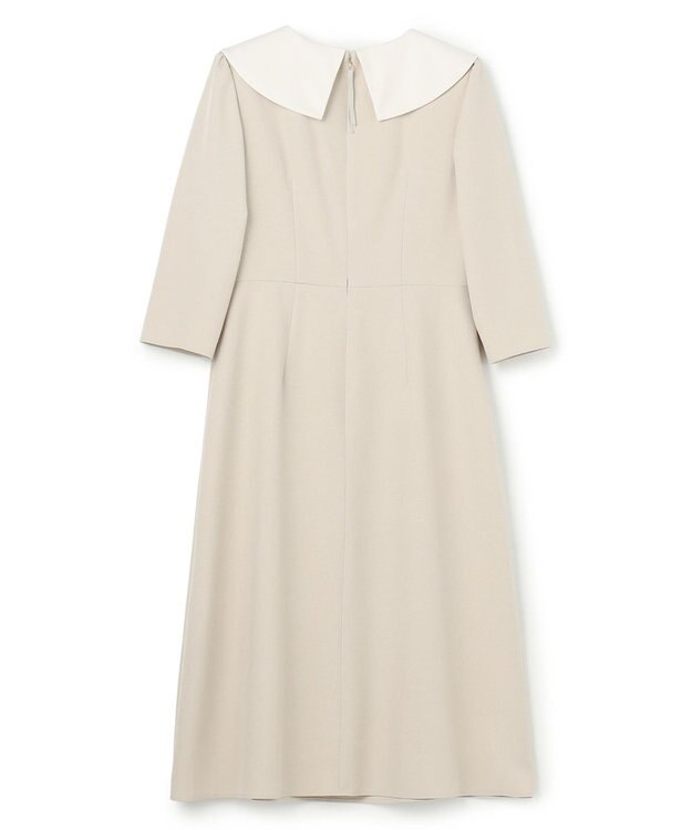 TOCCA 【八木アリサさん着用】【00サイズあり・消臭】FLYING SAUCER 七分丈ドレス ベージュ系