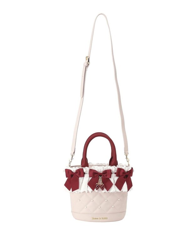 Maison de FLEUR ガトーフレーズ2Wayバッグ Pink