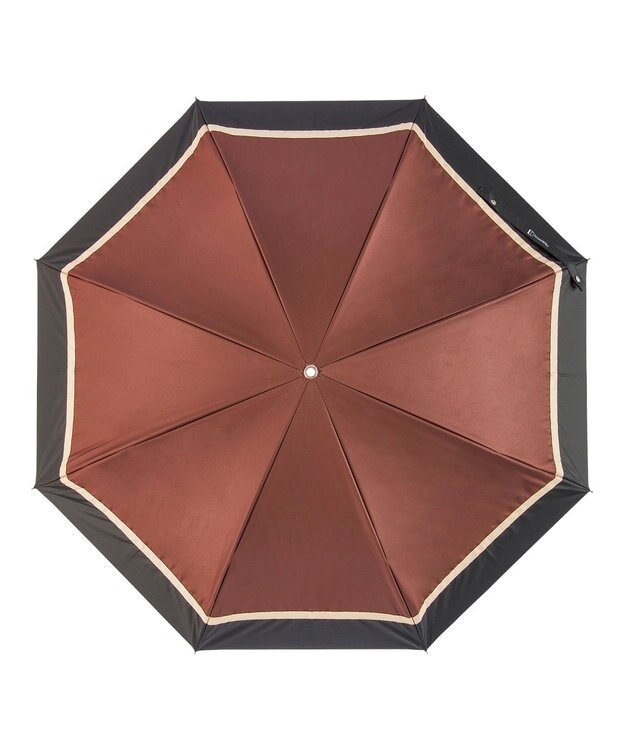 MOONBAT 断熱パラソル 二階建て バイカラー 日傘 遮熱 遮光 UV ブラウン