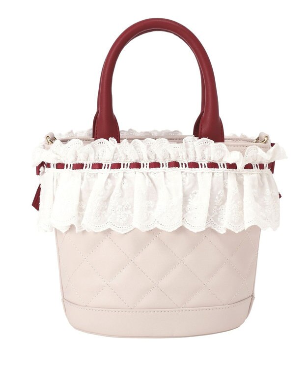 Maison de FLEUR ガトーフレーズ2Wayバッグ Pink