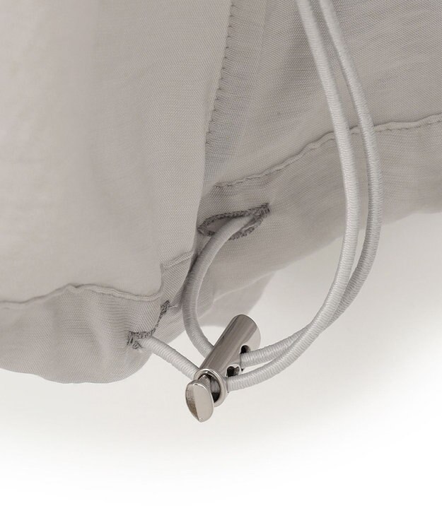 ICB リヨセルナイロンワッシャー ノーカラーブルゾン トープ系