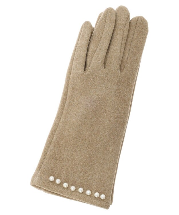 Green Parks ・パール付きグローブ Beige