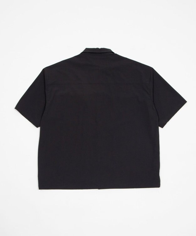 WEGO 【ユニセックス着用ITEM/MLサイズ展開/機能シャツ】リップストップシャツ（SS） ブラック