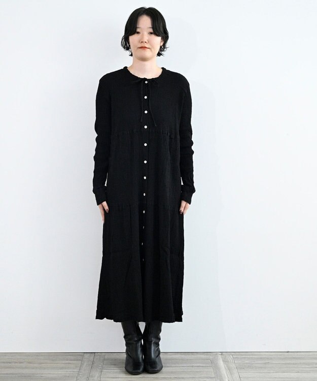 crêprie tsumori chisato creperie DRESS クレプリ ロングワンピース BLACK