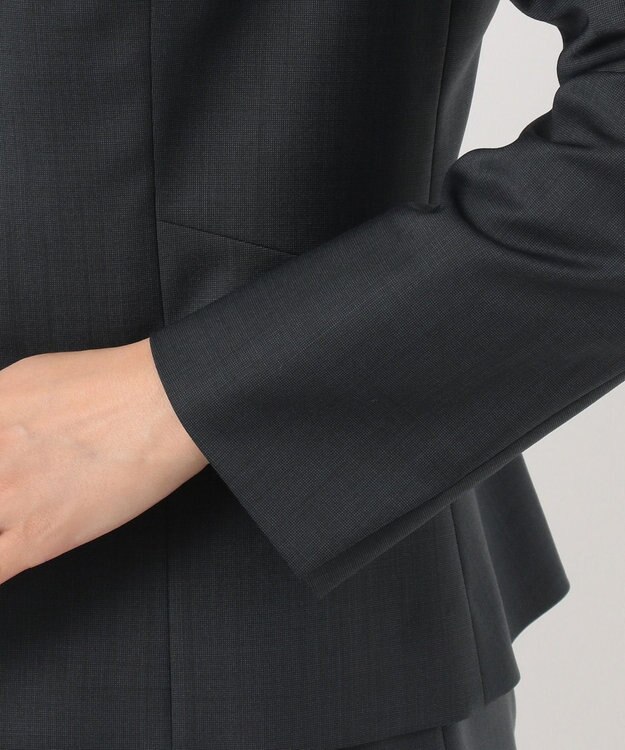 J.PRESS LADIES S 【スーツ】BAHARIYE ノーカラー ジャケット ネイビー系